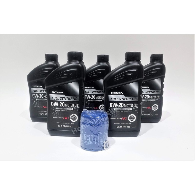 Honda Genuine 0W-20 Full Synthetic Oil Change Kit w/A02 Filter