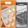 77L Deviled Egg Containers with Lid, (Set of 3), Plastic