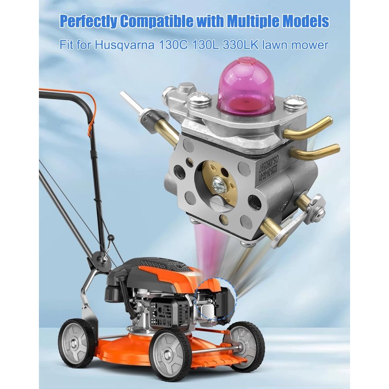 Carburetor Fit for Husqvarna 130C 130L 330LK String Trimmer Replace
