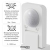Oktaplex Tea Outdoor Motion Detector 360 Degree White Swivelling IP65