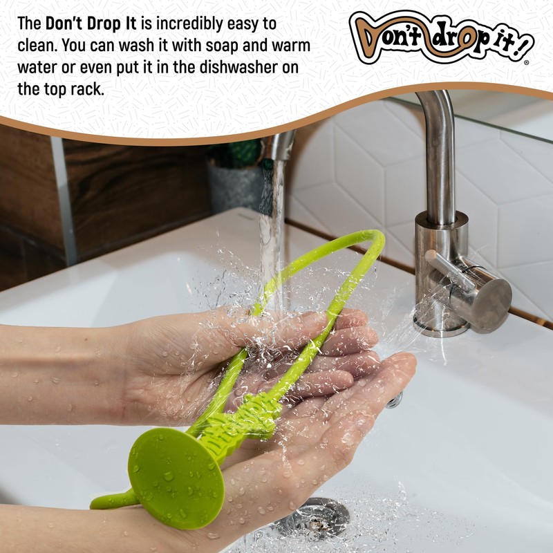 Don't Drop It ® Silicone Suction Cup Strap Tether -