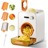 Electric Cheese Grater with 3 Set Blades, Automatic Efficient Slicer