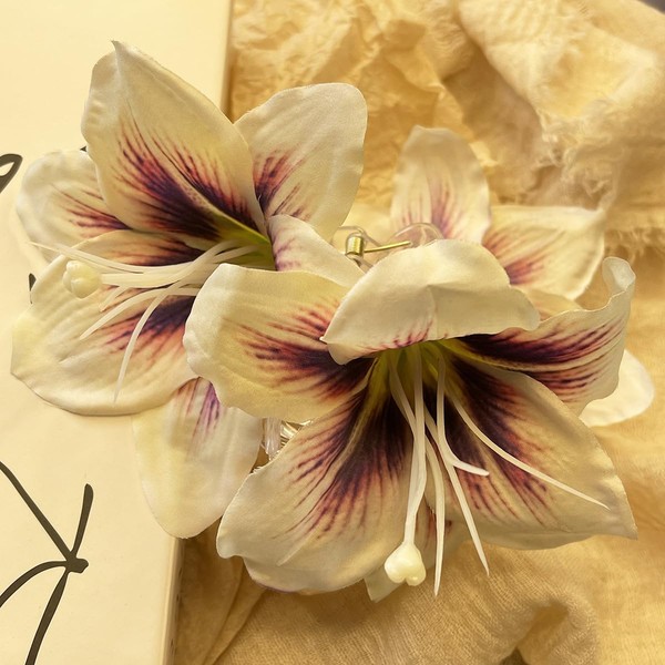 Fashionable Flower Hair Accessory, Pink, Exquisite Artificial Flower, Elegant And