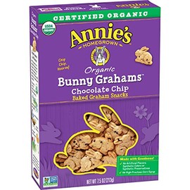 Annie's Chocolate Chip Bunny Grahams Whole Grain Snacks, 7.5 Ounce (Pack of 12)