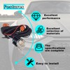 H4 Headlight Relay Harness Kit, 2-Headlight Wiring Harness and Ceramic