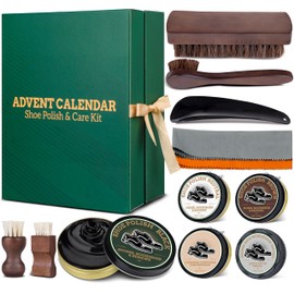 EPUMP Shoe Shine Kit, Black and brown