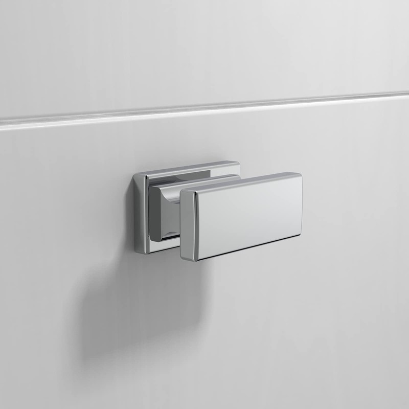 Amerdeco 10 Pack Polished Chrome Cabinet Knobs 1.46 Inch(37mm) Single