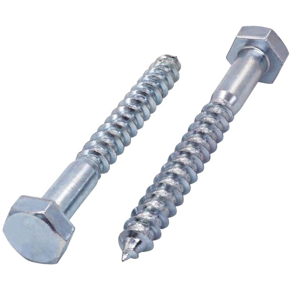 SKIR'CO (8 pcs) DIN 571 Zinc Plated Steel Hexagon Head