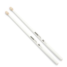 Rohema RAC White Marching Sticks Maple Drumsticks with Wooden Tips