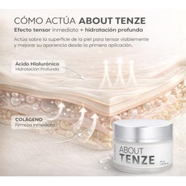 About Tenze | Crema Facial para Líneas de Expresión – Piel Visiblemente Más Lisa – Hidratación Diaria y Apariencia Uniforme