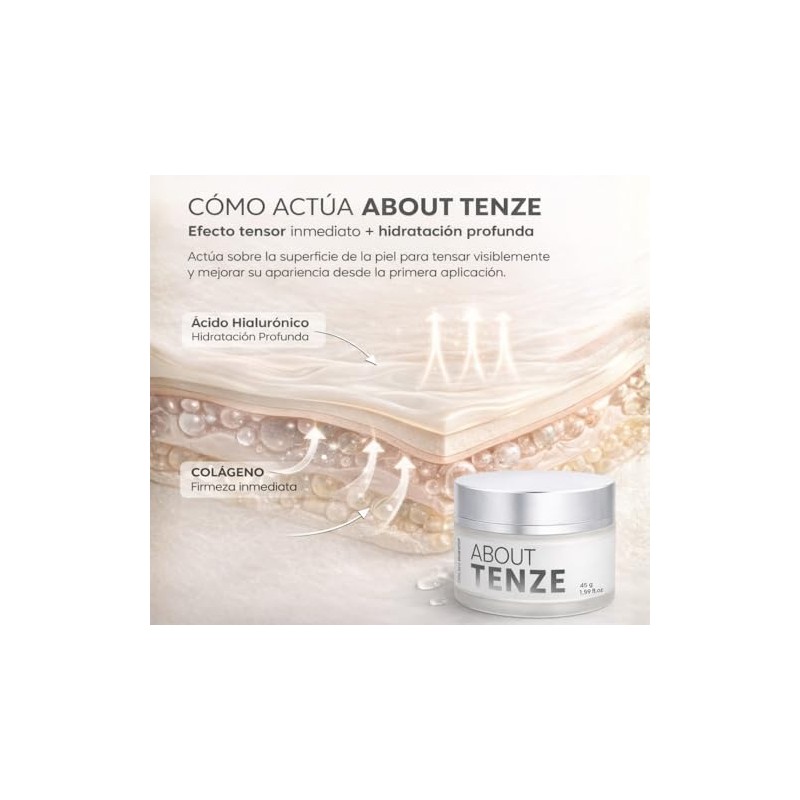 About Tenze | Crema Facial para Líneas de Expresión –