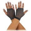 Vibrant Neon Pink Short Fishnet Gloves (1 Pair) - Perfect