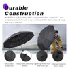 BSDYCL Umbrella Windproof Strong,with Vented Double Canopy - Compact Umbrella