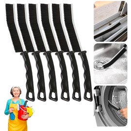 Crevice Cleaning Brush Narrow 6 Pieces Hard Bristles Corner Cleaning Brush, Crevice Cleaning Brush, Joint Cleaning Brush, Bathroom Cleaning Brush for Tile Floors, Bathroom, Kitchens