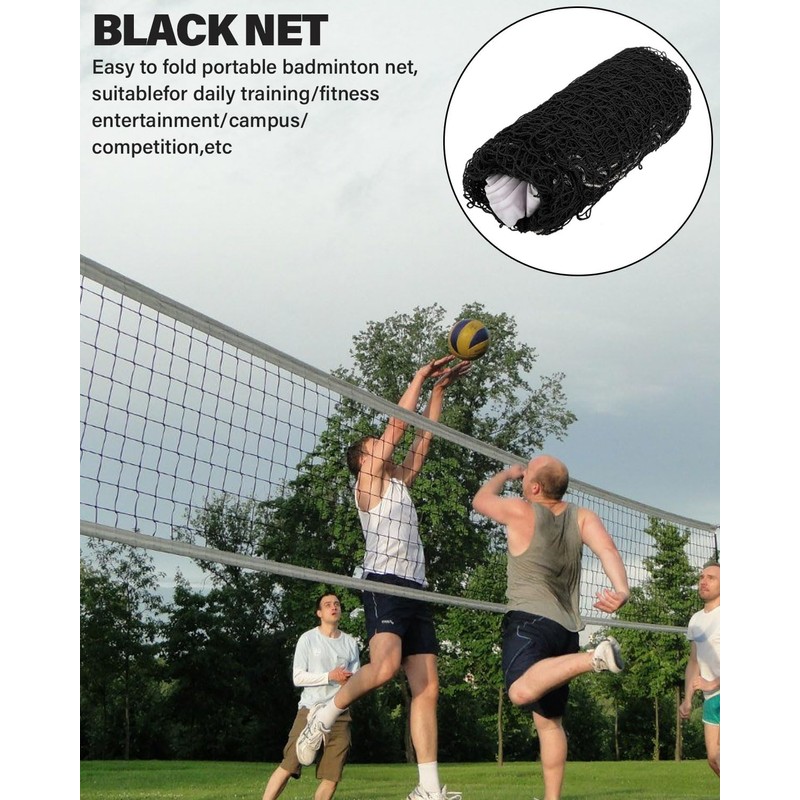 FUGLUS 1 piece badminton net, portable volleyball net, tennis net,