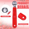 LemonRoad 4 Pcs Tomato Corer Tool Strawberry Huller Stem Remover