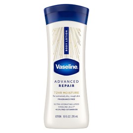 Vaseline Intensive Care Body Lotion, Advanced Repair Unscented, 10 oz