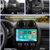for Jeep Compass Patriot Radio Upgrade 2010-2016: Android 14 Car