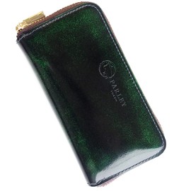 Leather Workshop PARLEY Card & Smart Key Case, Key Case, "Parley Classic" (Parley Classic) Men's, Women's, Unisex [PC-19] Card Slot, Mini Wallet, Georgia Green