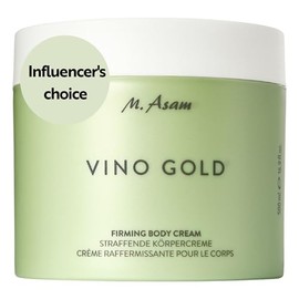 M. Asam Vino Gold Firming Body Cream (500 ml) | Rich anti-ageing body care with aloe vera, caffeine, vitamin E & B3, improves skin firmness