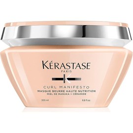 Kerastase Curl Manifesto Beurre Haute Nutrition Hair Mask | Strengthens & Prevents Breakage | Adds Softness & Shine | For All Wavy, Curly, Very Curly & Coily Hair
