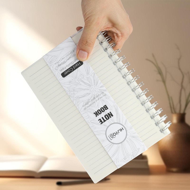 HIJYOO Notebook A5, 300 pages/150 sheets Wirebound Spiral Notebooks, A5