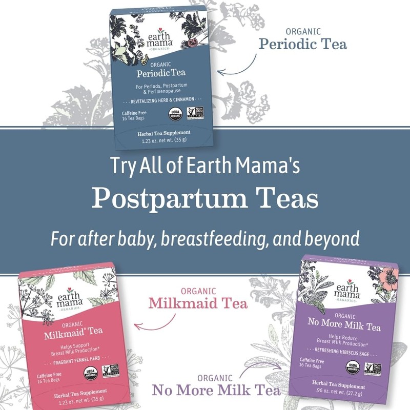 Earth Mama No More Milk Tea | Organic Herbal Tea