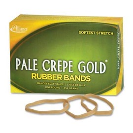 ALL20645 - Alliance Pale Crepe Gold Rubber Bands