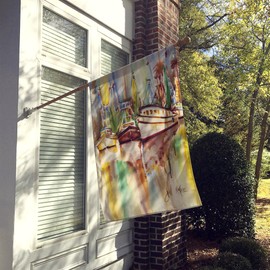 Caroline's Treasures JMK1157CHF Ocean Springs Deep Sea Fishing Boats Flag Canvas House Size, Large, Multicolor