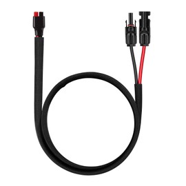 iGreely Connector Solar Panel Cable Kits for Solar Panel RV Marine Boat Portable Solar Generator Power Station 10AWG 60cm/2ft