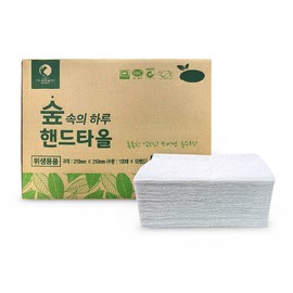 A day in the forest 5000 sheets of hand towels 5000 sheets of paper towels Highly absorbent paper towels / 숲속의하루핸드타올 5000매 페이퍼타올5000매 흡수력뛰어난 종이타월