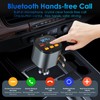 Retractable Car Charger,5 in 1 Fast Car Phone Charger 90W,Bluetooth