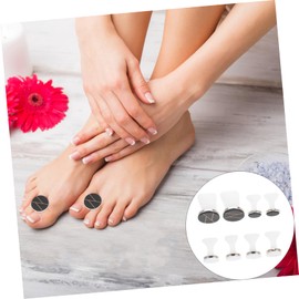 FRCOLOR 8 Pack Toe Separators Nail Art Toe Spacer Pedicure Tool Finger Separator for Home and Salon Use