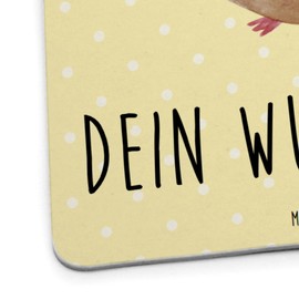 Mr. & Mrs. Panda Personalisierter Bierdeckel Meerschweinchen Weisheit 100er Set - Personalisierte Geschenke, Tiere, Spruch, Wunderland, Bierdeckel