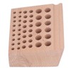 Leather Tool Holder 46 Holes Beech Wood Professional Leather Tool