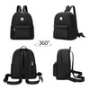 Cusangel Black Small Backpack purse for Women, Mini Backpack Purse