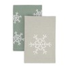 Ulster Weavers 100% Cotton Tea Towels - Christmas Snowflake (Pack