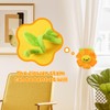 ZJoey 18 Pcs Plush Smile Flower Stuffed Bendable Stems Plush