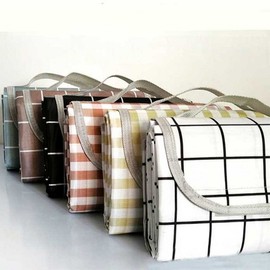 Waterproof Aesthetic Portable Large Picnic Mat (5 Styles) Green L (2x2M)