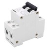 2P Miniature Circuit Breaker DIN Rail Mount Disconnect Switch for