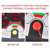 OVDGWC 2-Piece Treadmill Safety Lock, Simple Safety Lock, Magnetic Buckle,