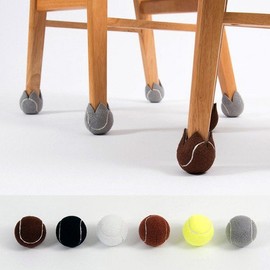 High quality tennis ball chair foot cover 16P chair cap noise prevention between floors, tennis ball foot cover 16P gray / 고품질 테니스공 의자발커버 16P 의자캡 층간소음방지, 테니스공발커버16P 그레이