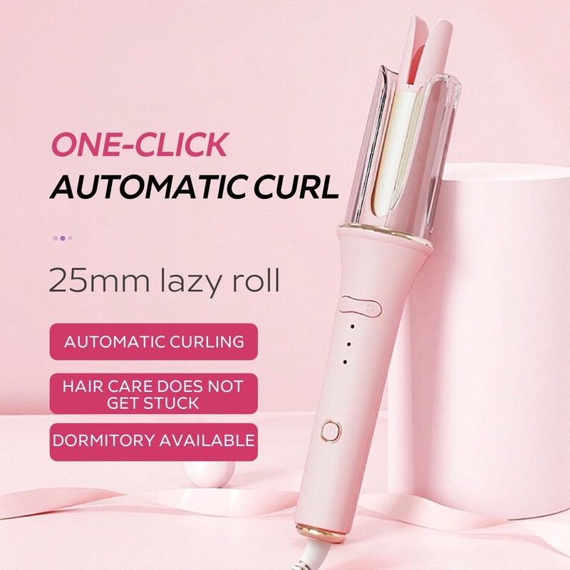 Whiteleopard Automatic Hair Curling Iron,Negative Ion Rotating Hair Curler,3 Temperature