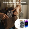 Retro Mini Digital Camera, 1080P FHD Video 12MP Autofocus Vlogging