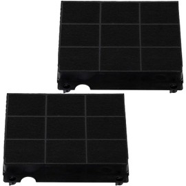 SPARES2GO Type 15 Active Carbon Odour Vent Filter compatible with AEG Cooker Hood (Pack of 2)