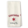 Cute Kitchen Towels – Chicago “The Windy City” Neutral Beige