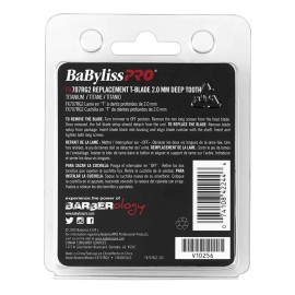 BaBylissPRO RoseGold Replacement T-Blade 2.0 MM Deep Tooth | FX707RG2