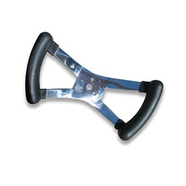 Polished Aluminum Butterfly Steering Wheel