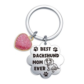 Fmekosdz Dachshund Gifts For Women Weiner Dog Gifts For Women Dachshund Mom Keychain Dachshund Accessories Dachshund Mommy Gifts Dachshund Owner Jewelry For Women Dachshund Lover Keychain