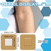 100 Pcs Spot Bandages Flexible Fabric Adhesive Knuckle Fingertip Bandages